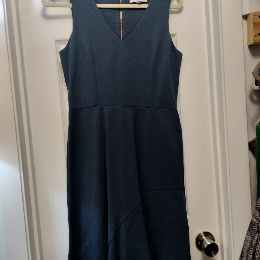 Closet London Navy Blue‎ Midi Dress